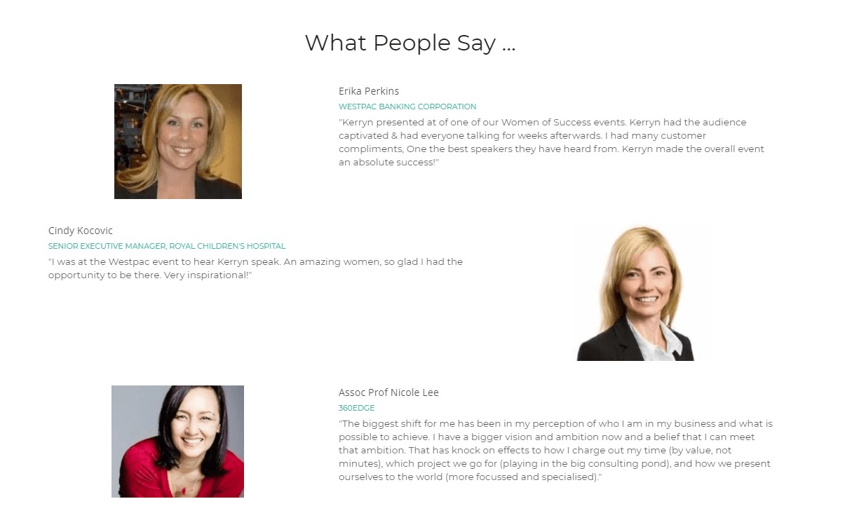 客戶回饋可以作為其他潛在客戶判斷品牌表現的依據 客戶回饋可以作為其他潛在客戶判斷品牌表現的依據